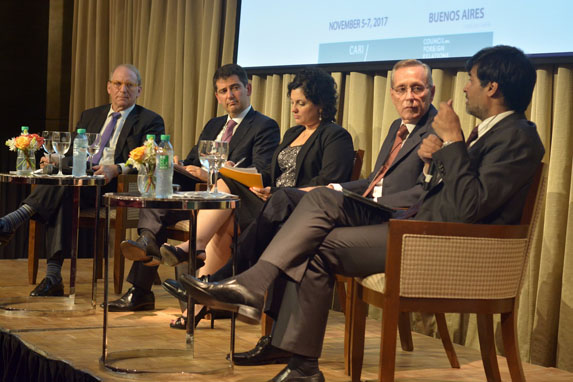 Richard Haass, Memduh Karakullukçu, Romina Gayá, Adalberto Rodríguez Giavarini, and Samir Saran discuss how the world can adapt to rapid technological innovation. The Council of Councils Tenth Regional Conference: Buenos Aires